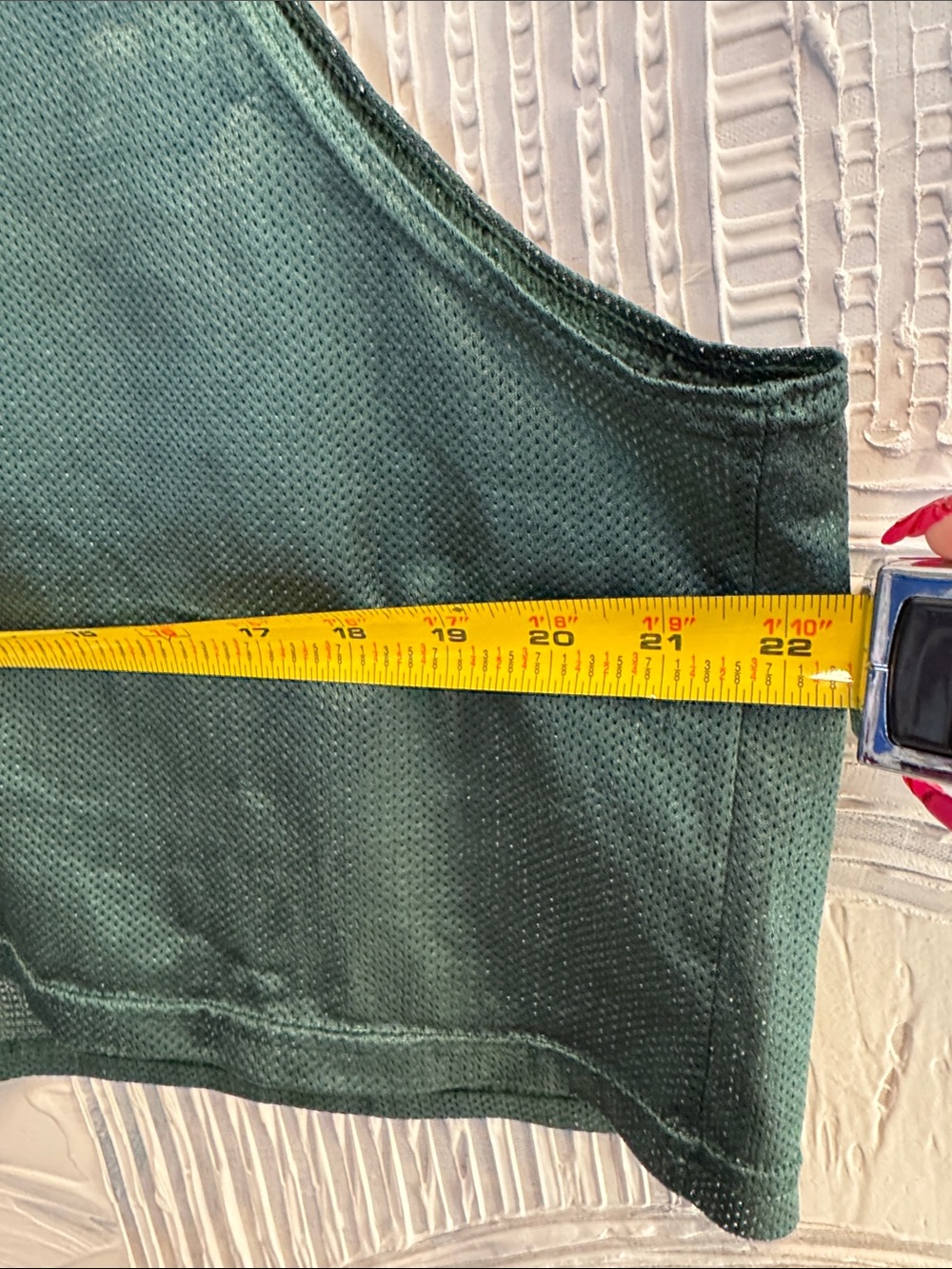 Nike Dark Green Soccer Mesh Crop Tank N0702 - Picture 6 of 7